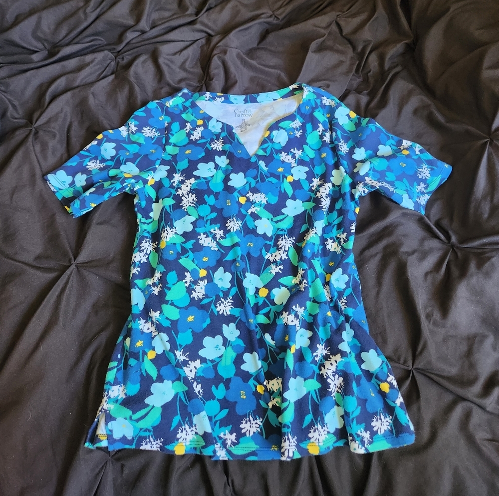 Croft & barrow floral tee